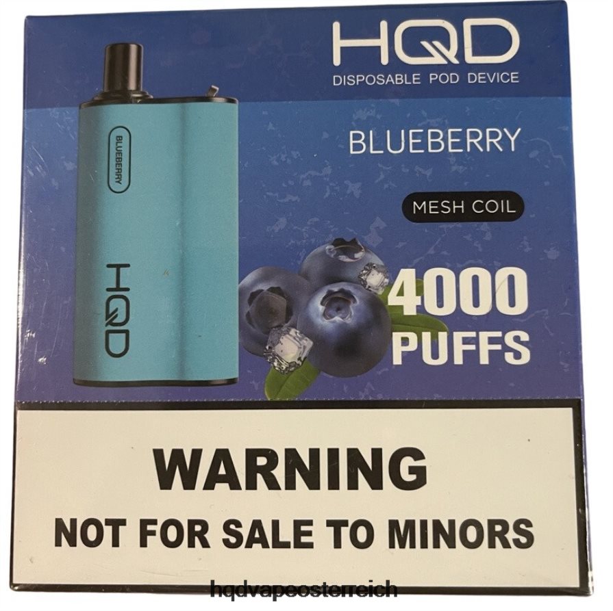 HQD BOX 4000 Züge Blaubeere H2060F84 - HQD Vape Kaufen