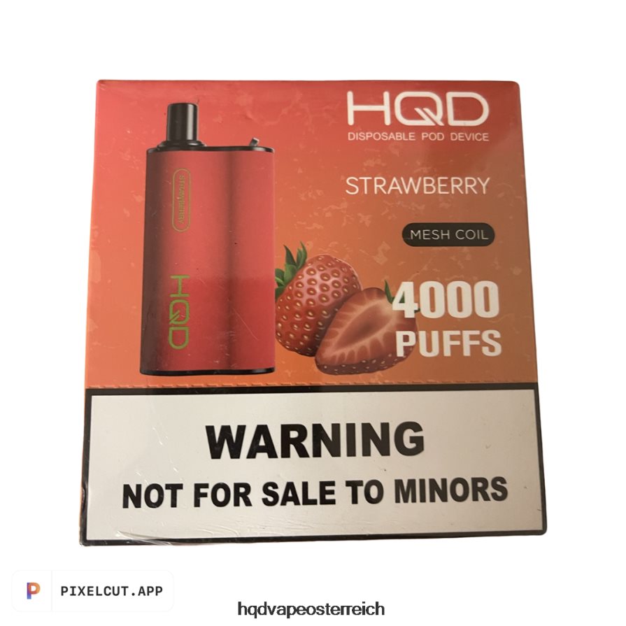 HQD BOX 4000 Züge Erdbeere H2060F94 - HQD Vape Kaufen