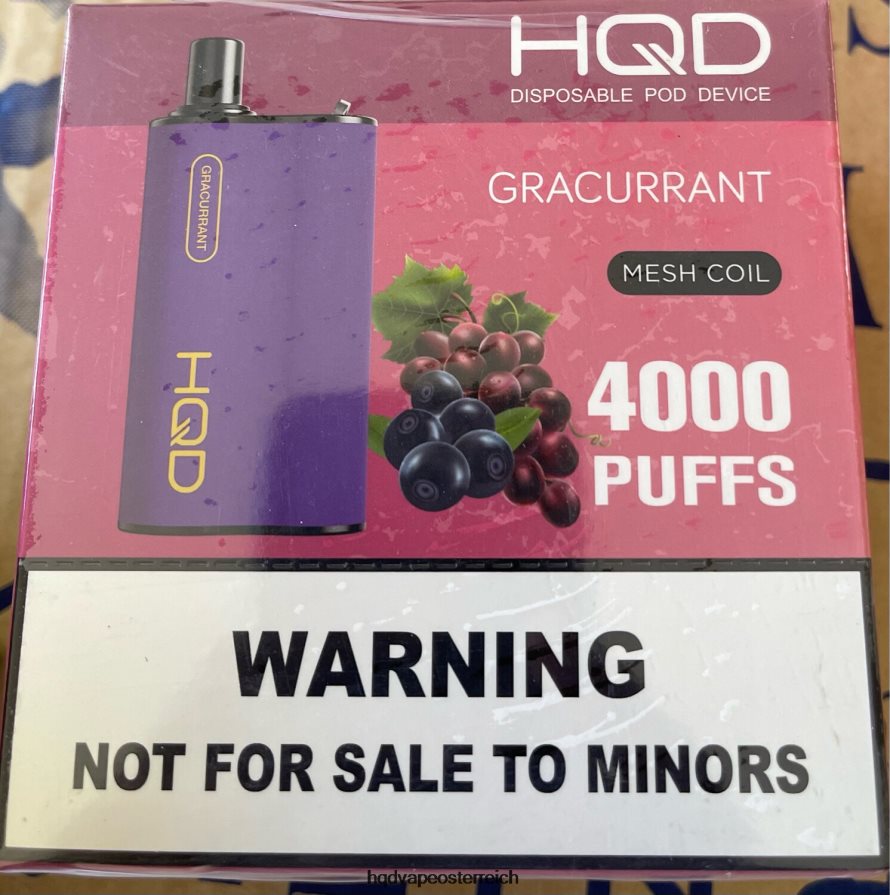 HQD BOX 4000 Züge Grapefruit H2060F98 - HQD Geschmack