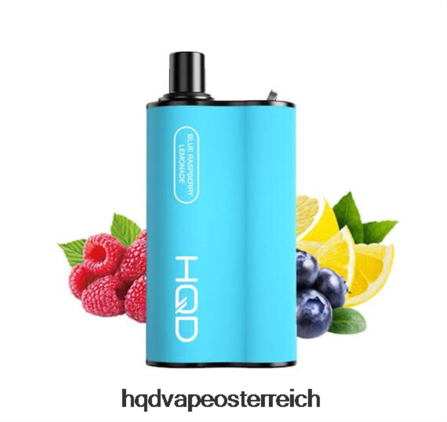 HQD BOX 4000 Züge blaue Himbeerlimonade H2060F92 - HQD Austria
