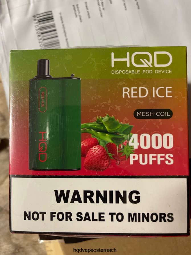 HQD BOX 4000 Züge rotes Eis H2060F106 - HQD Vape Preis
