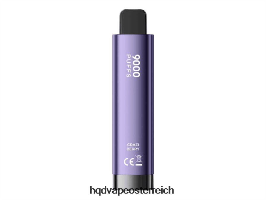 HQD CUVIE 9000 PUFFS Einweg verrückte Beere H2060F274 - HQD Vape Kaufen