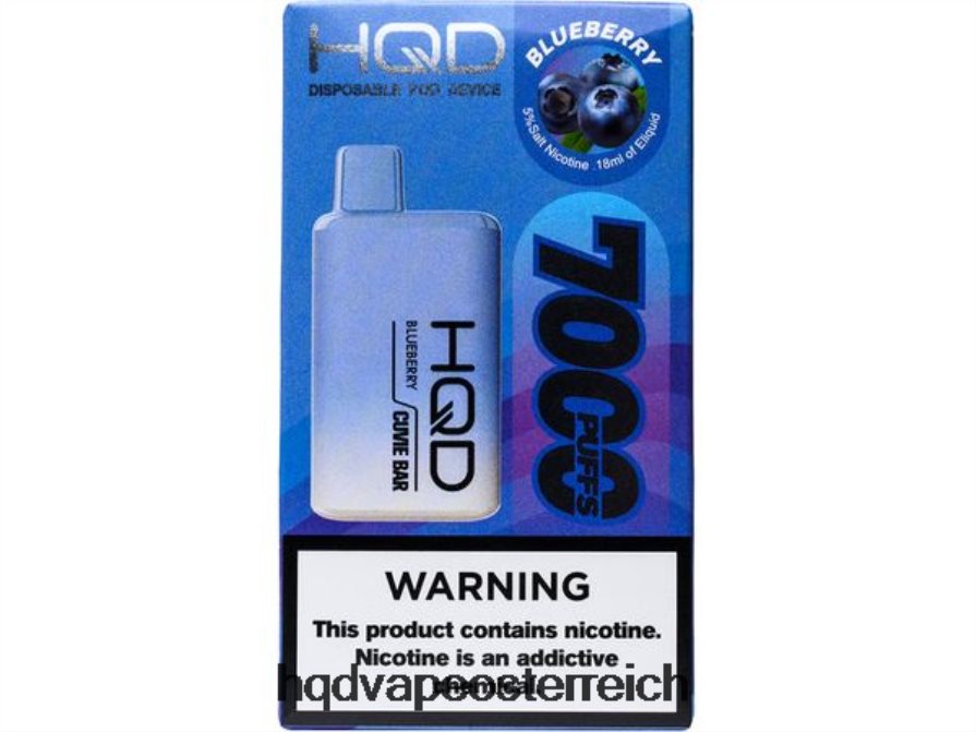 HQD CUVIE BAR Einweg Blaubeere H2060F140 - HQD Vape Sorten