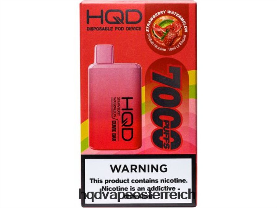 HQD CUVIE BAR Einweg Erdbeerwassermelone H2060F260 - HQD Vape Sorten