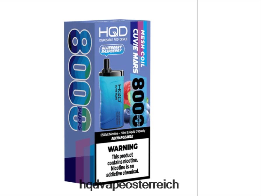 HQD CUVIE MARS Einweg Blaubeer-Himbeere H2060F146 - HQD Vape Preis