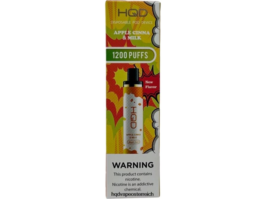 HQD CUVIE PLUS Einweg Apfel-Zimt und Milch H2060F126 - HQD Vape Preis
