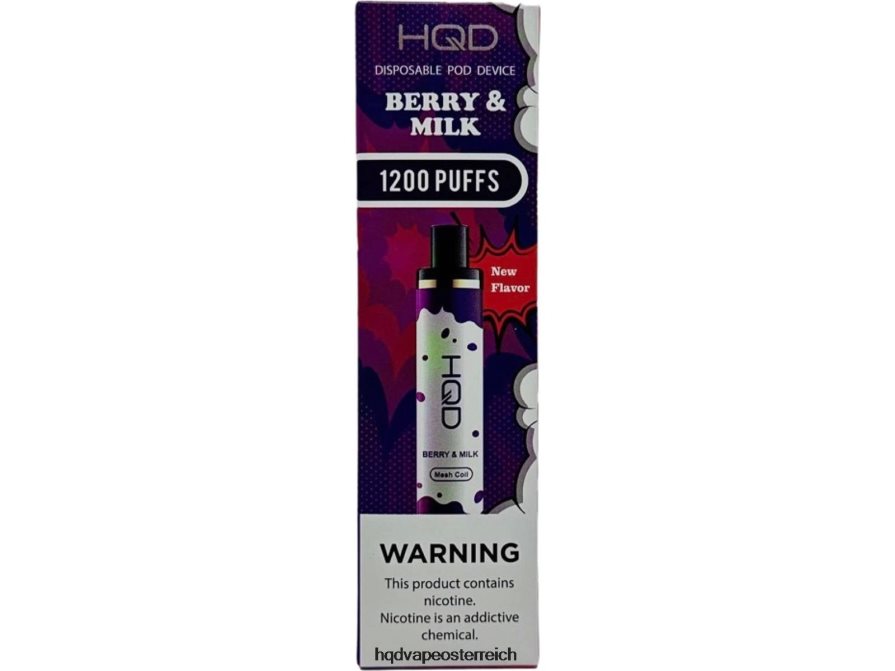 HQD CUVIE PLUS Einweg Beere und Milch H2060F130 - HQD Vape Sorten