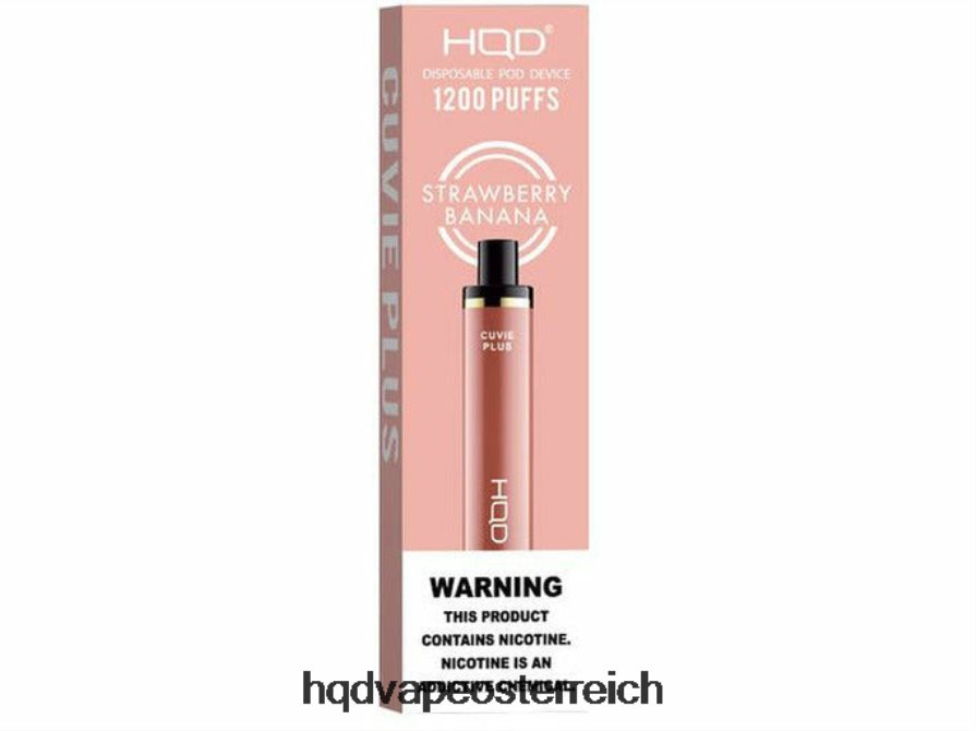 HQD CUVIE PLUS Einweg-Vapor Erdbeere Banane H2060F256 - HQD Vape Preis