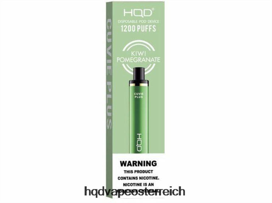 HQD CUVIE PLUS Einweg-Vapor Kiwi-Granatapfel H2060F205 - HQD Vape Aufladen