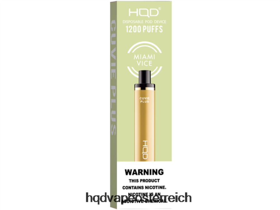 HQD CUVIE PLUS Einweg-Vapor Miami Vice H2060F220 - HQD Vape Sorten
