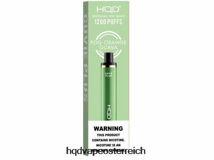 HQD CUVIE PLUS Einweg-Vapor Pog orange Guave H2060F238 - HQD Geschmack