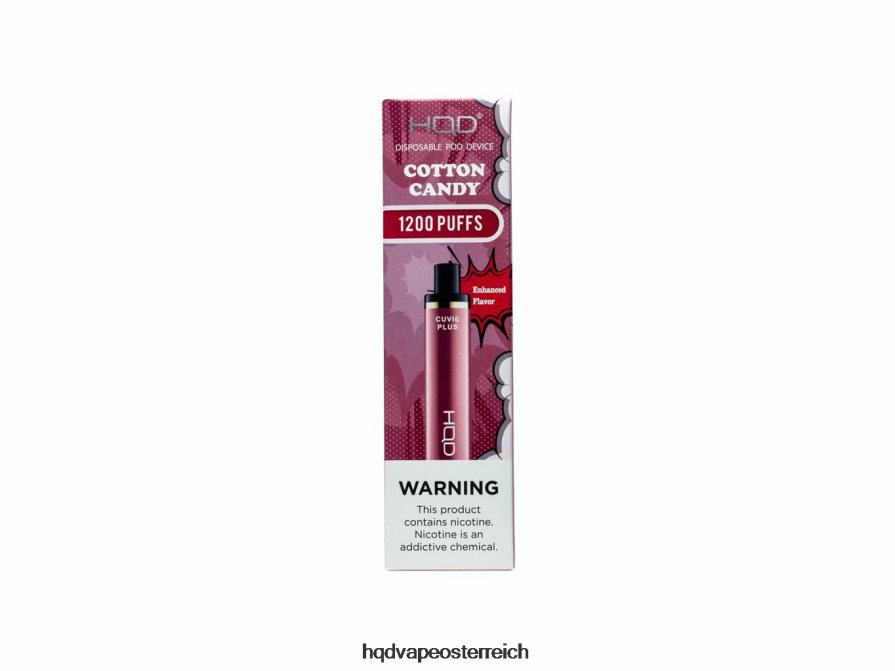 HQD CUVIE PLUS Einweg-Vapor Zuckerwatte H2060F160 - HQD Vape Sorten