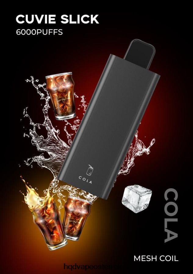HQD CUVIE SLICK 6000 Züge glatte Cola H2060F25 - HQD Vape Aufladen
