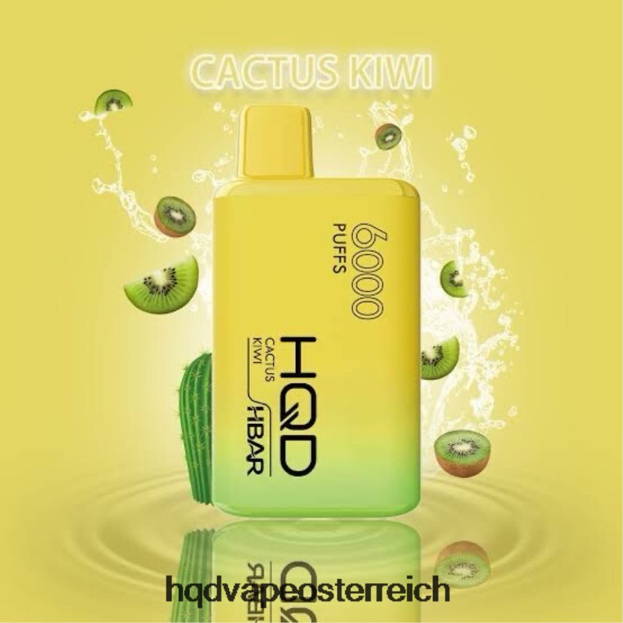 HQD HBAR 6000 Züge Kaktus-Kiwi H2060F45 - HQD Vape Aufladen