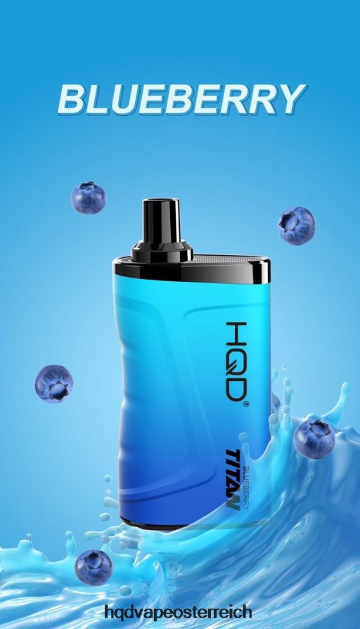 HQD TITAN 7000 Züge Blaubeere H2060F5 - HQD Vape Aufladen