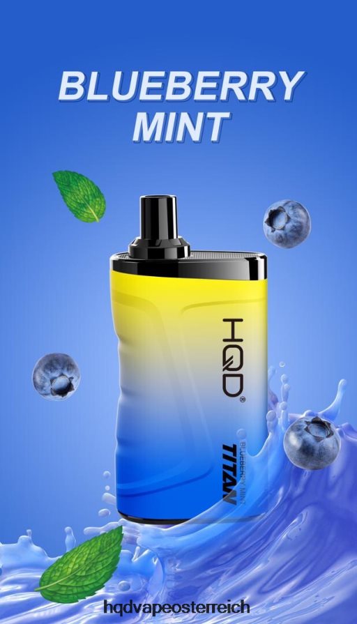 HQD TITAN 7000 Züge Blaubeerminze H2060F6 - HQD Vape Preis