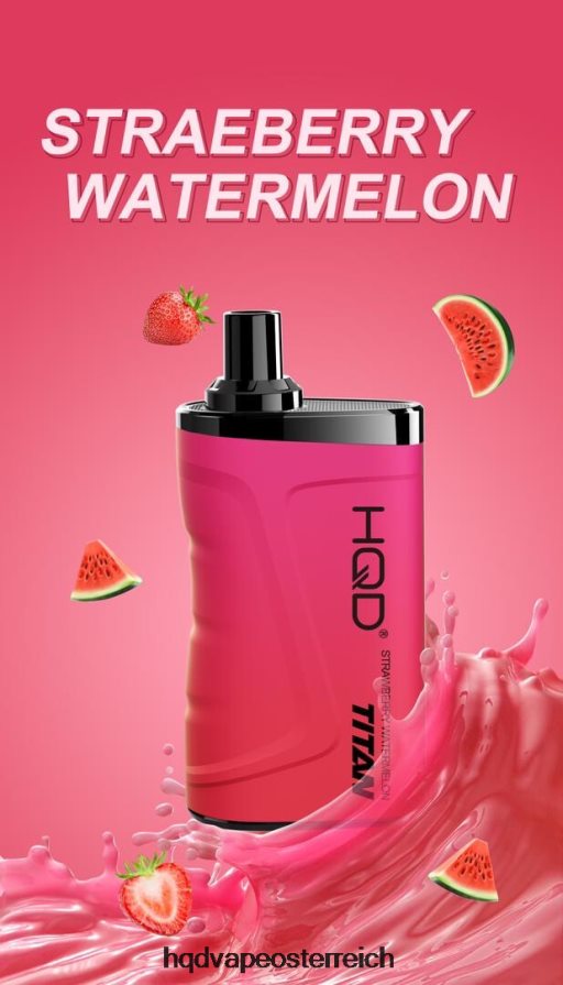 HQD TITAN 7000 Züge Erdbeerwassermelone H2060F9 - HQD Vape Österreich