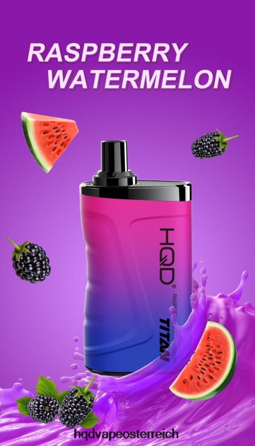 HQD TITAN 7000 Züge Himbeer-Wassermelone H2060F19 - HQD Vape Österreich