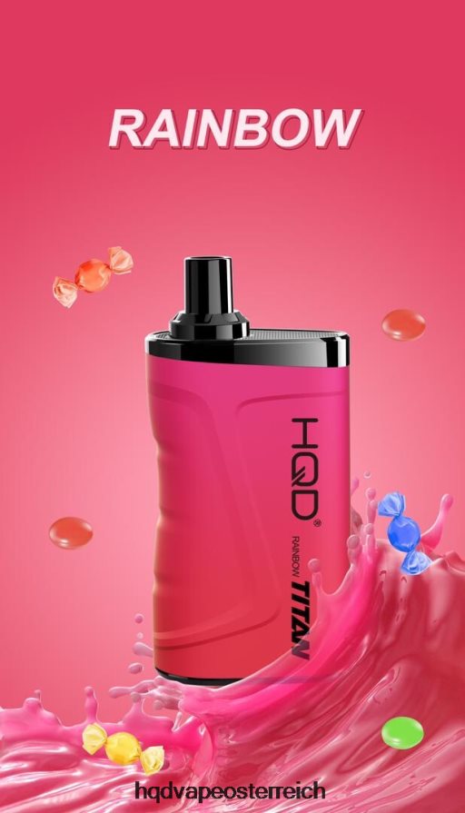 HQD TITAN 7000 Züge Regenbogen H2060F7 - HQD Flavors Vape