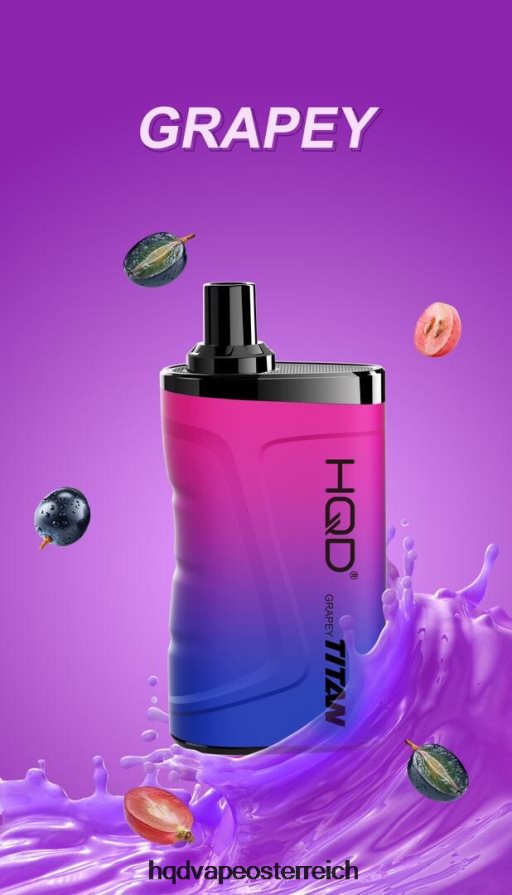 HQD TITAN 7000 Züge Traube H2060F15 - HQD Vape Aufladen