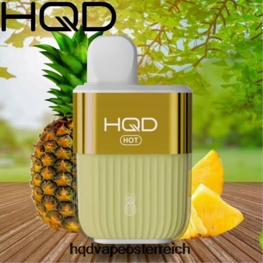HQD HOT 5000 Züge Ananas H2060F65 - HQD Vape Aufladen