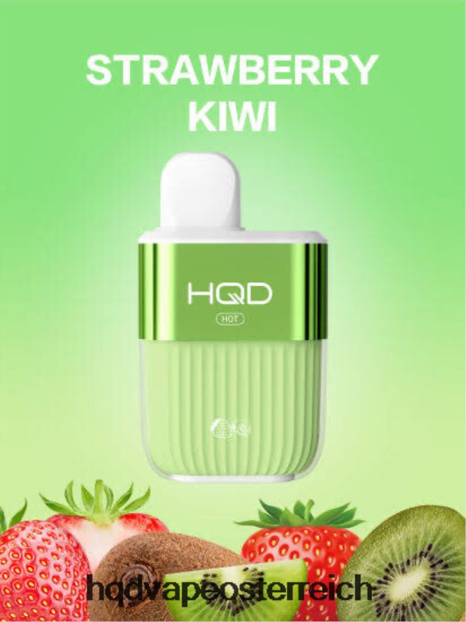 HQD HOT 5000 Züge Erdbeer-Kiwi H2060F63 - HQD Vape Wien