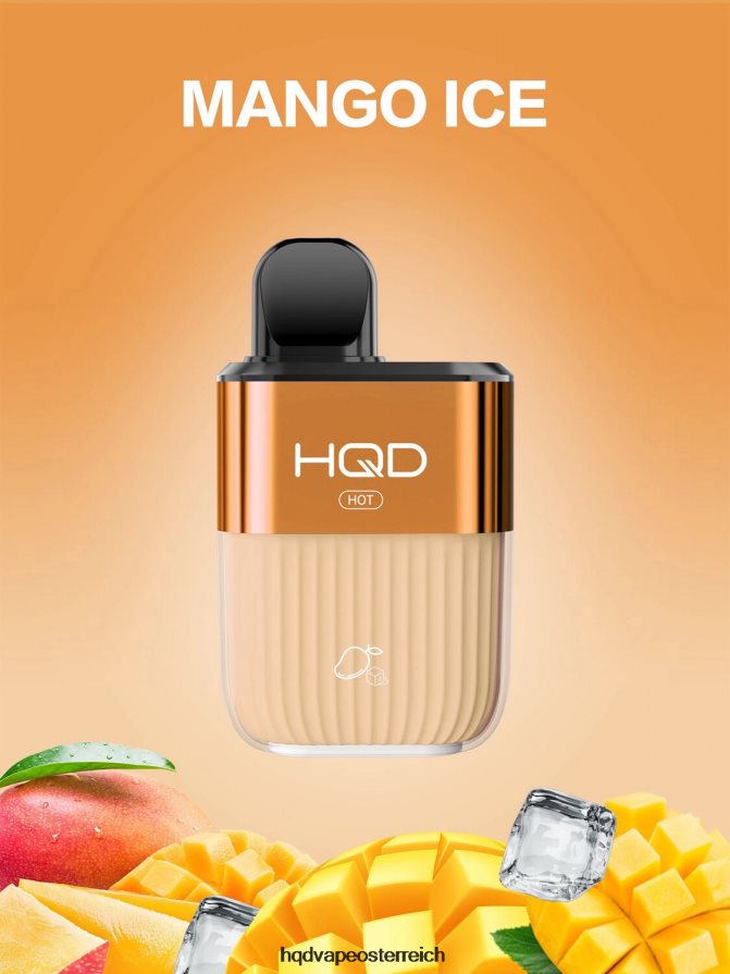 HQD HOT 5000 Züge Mango-Eis H2060F64 - HQD Vape Kaufen