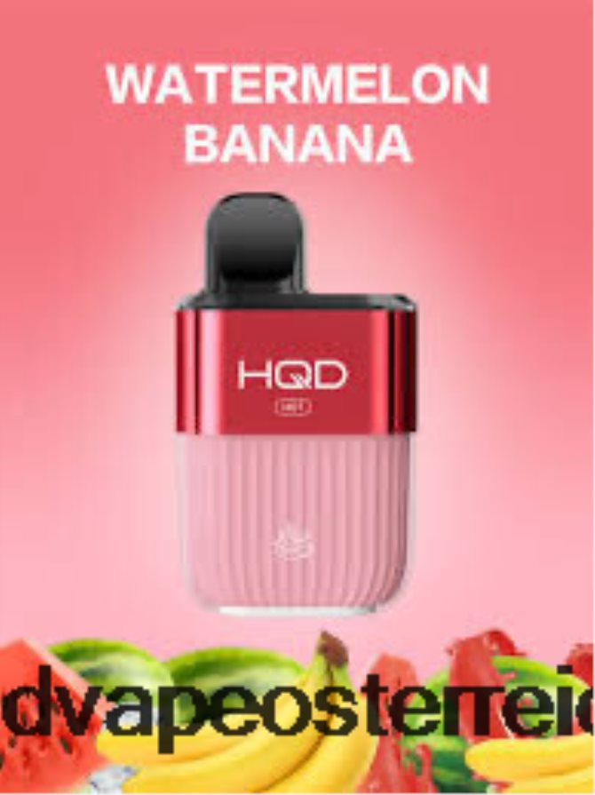 HQD HOT 5000 Züge Wassermelonenbanane H2060F57 - HQD Flavors Vape